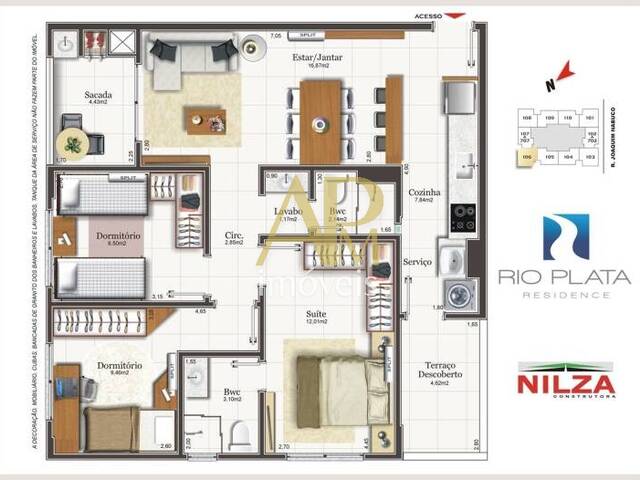 #1241 - Apartamento para Venda em Florianópolis - SC - 3