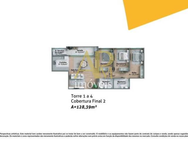 #1704 - Apartamento para Venda em Biguaçu - SC - 2