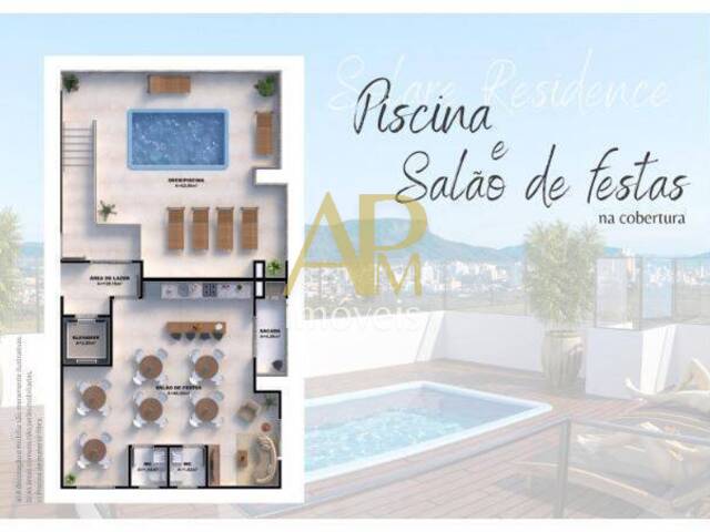 #1760 - Apartamento para Venda em Palhoça - SC - 2