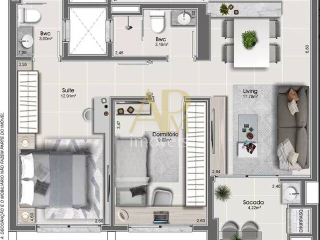 #1899 - Apartamento para Venda em Florianópolis - SC - 3